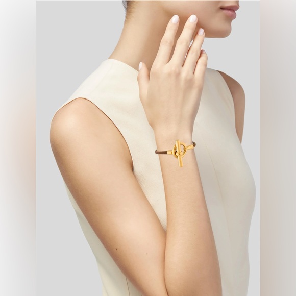 Authentic HERMÈS Paris Glenan Bracelet 18K Yellow Gold | Made in France 2014 - Picture 6 of 6